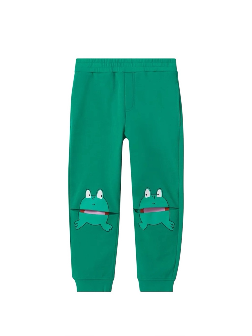 NEW Stella McCartney Kids Green Frog‎ Print Organic Cotton Sweatpants Jogger 8